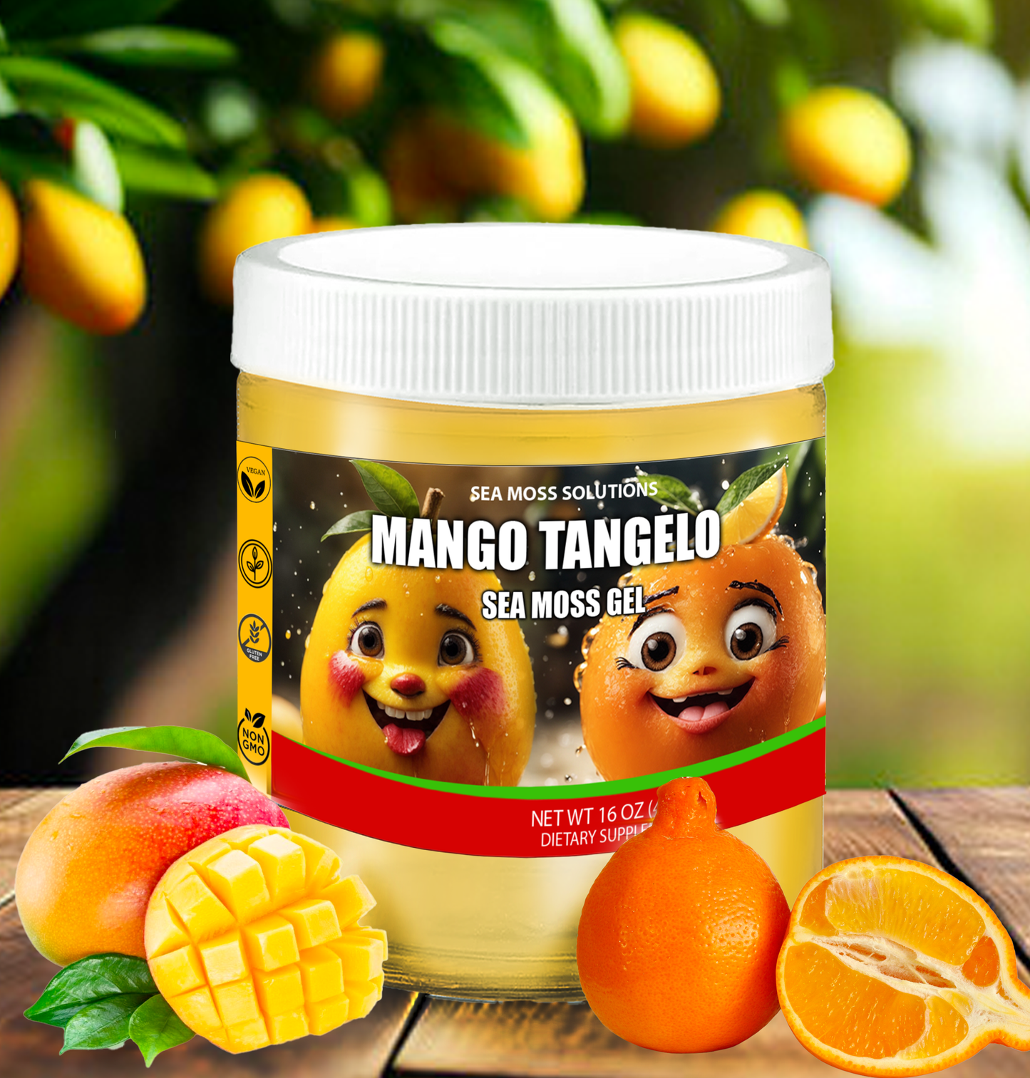 Mango Tangelo Sea Moss Gel